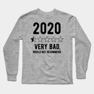 2020 Would Not Recommend bad review Long Sleeve T-Shirt